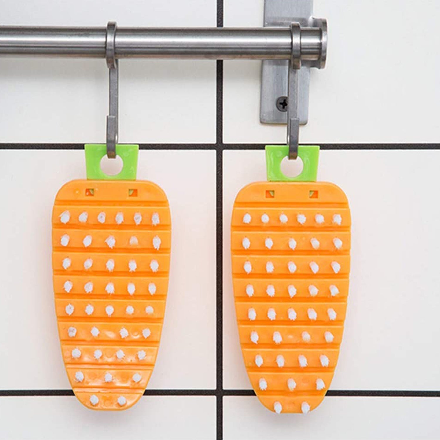 Vegetable Scrubbing Brush, Vegetable Scrubber Nonâ€‘Toxic Fruit Brush Carro - 2950_fruit_and_vegetable_brush