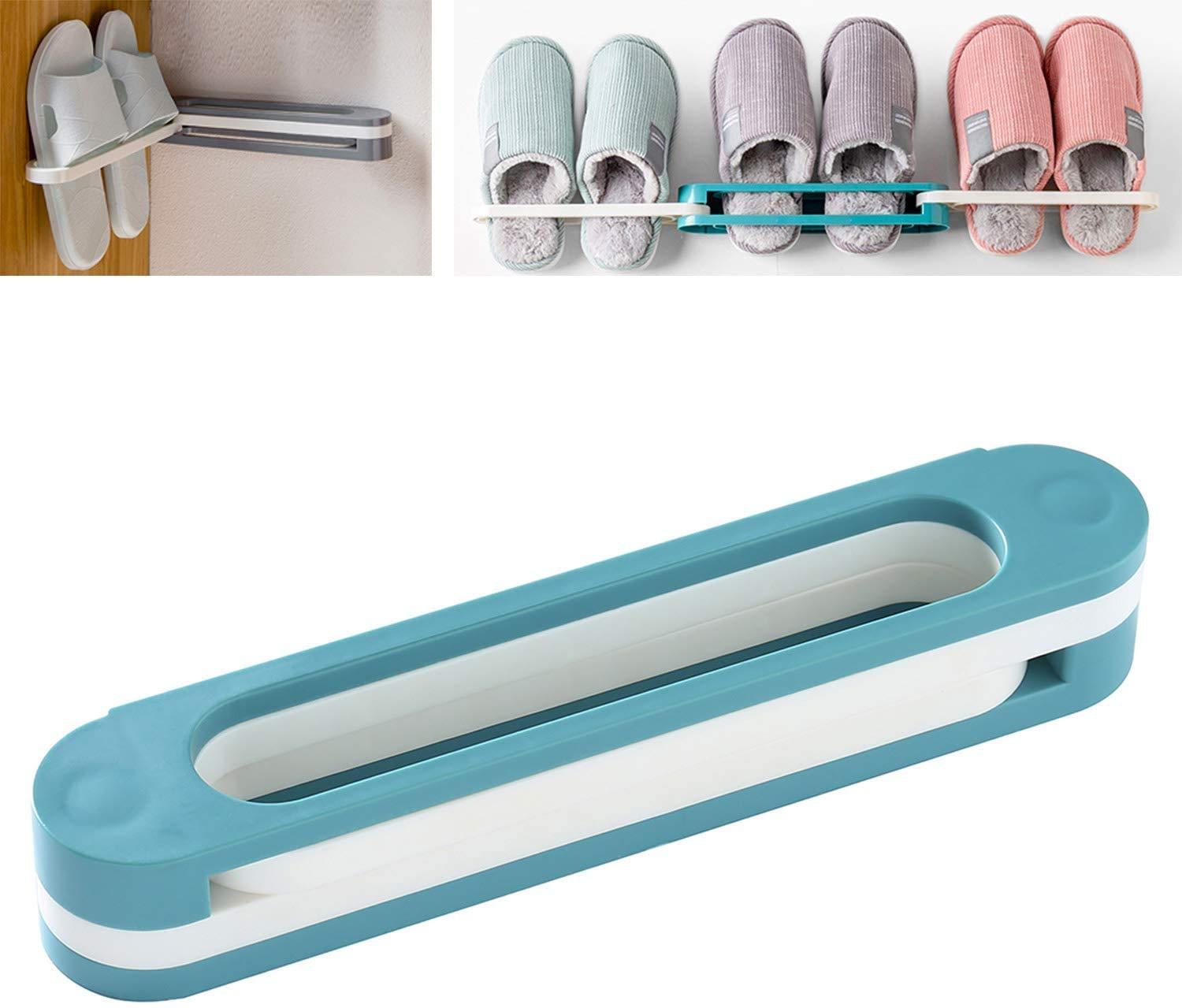 Folding shoe rack, organizer for slippers and shoes