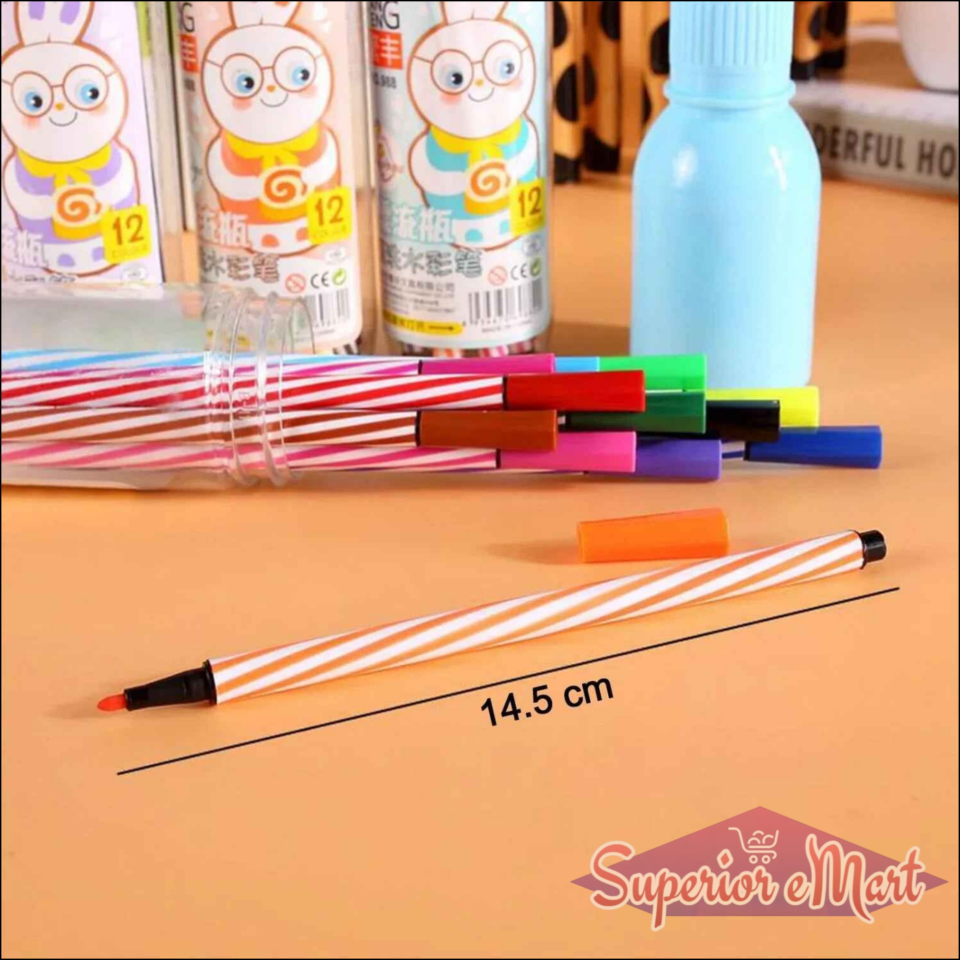 12 Pack Drawing Pens - Superior eMart