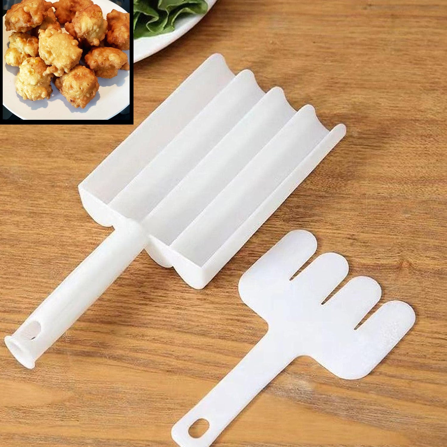 Small Multifunction Fritters Maker - Creative Fritters Scoop Multi-Function Ball - 5913_4_grid_meatball_maker