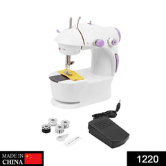 Compact hand-held sewing machine