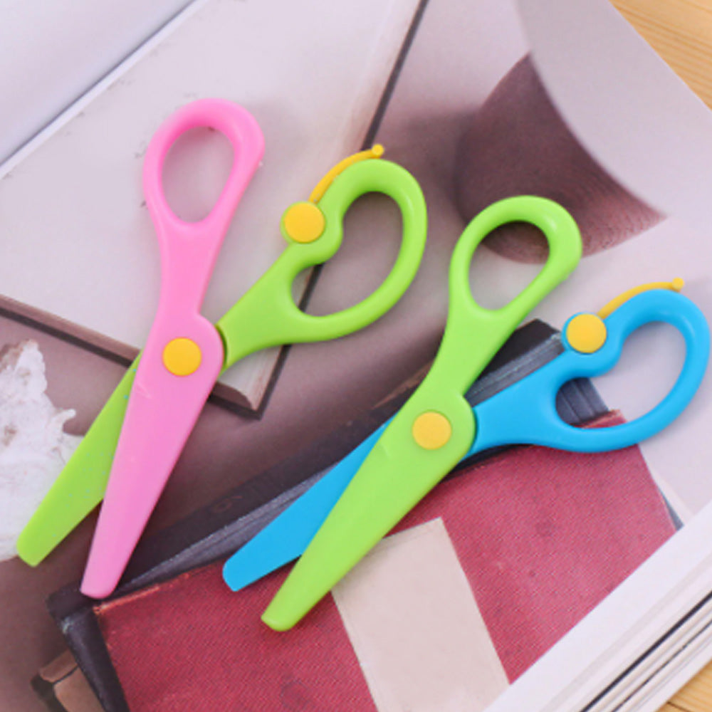 Kids Handmade Plastic Safety Scissors Safety Scissors - 1569_mini_kid_scissor