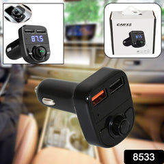 CAR-X8 Bluetooth FM Transmitter Kit for Hands-Free Call Receiver / Music Player  - 8533_car_mp3_wireless_bluetooth