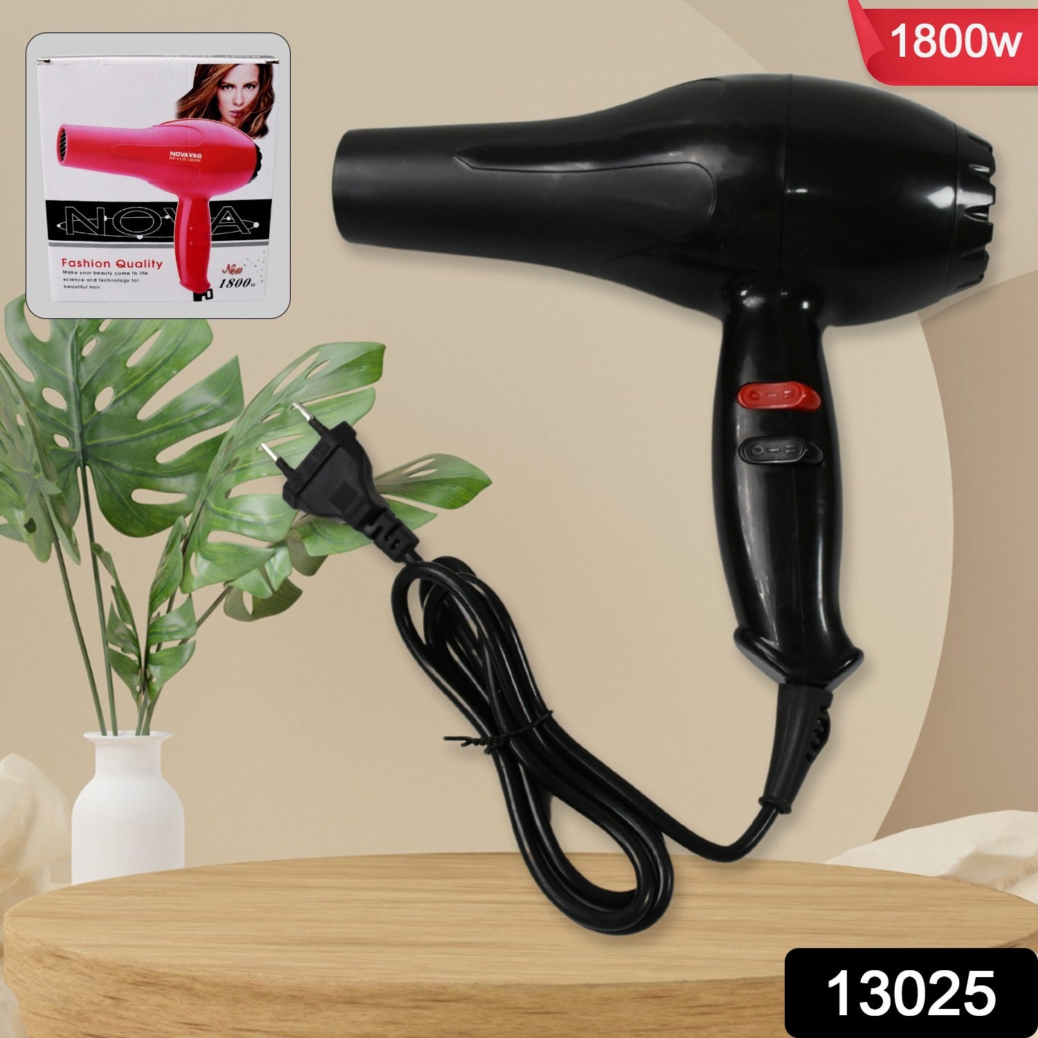 Professional Multi Purpose Hair Dryer Salon, Hair Dryer 2 Speed Settings For Wo - 13025_salon_hair_dryer_1800w