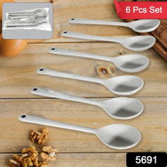 MULTIPURPOSE SILICONE SPOON, SILICONE BASTING SPOON NON-STICK KITCHEN UTENSILS H - 5691_silicone_spoon_6pc_no31