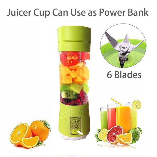 133 Portable Usb Electric Juicer - 6 Blades (Protein Shaker) - Superior eMart