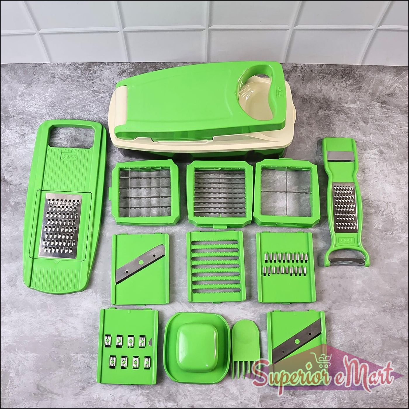 14-in-1  Multipurpose Vegetable / Fruit Chopper - Superior eMart
