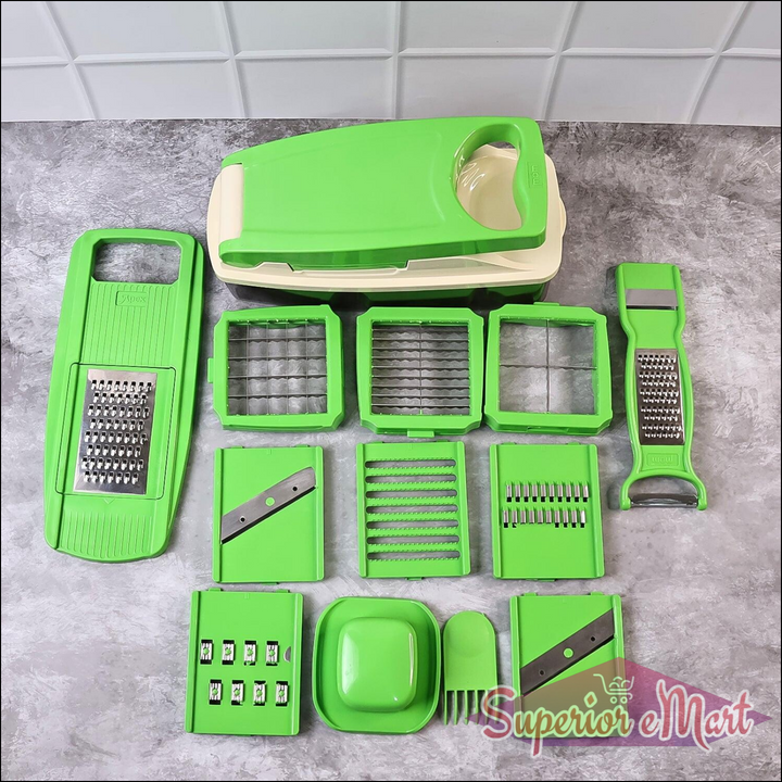 14-in-1  Multipurpose Vegetable / Fruit Chopper - Superior eMart