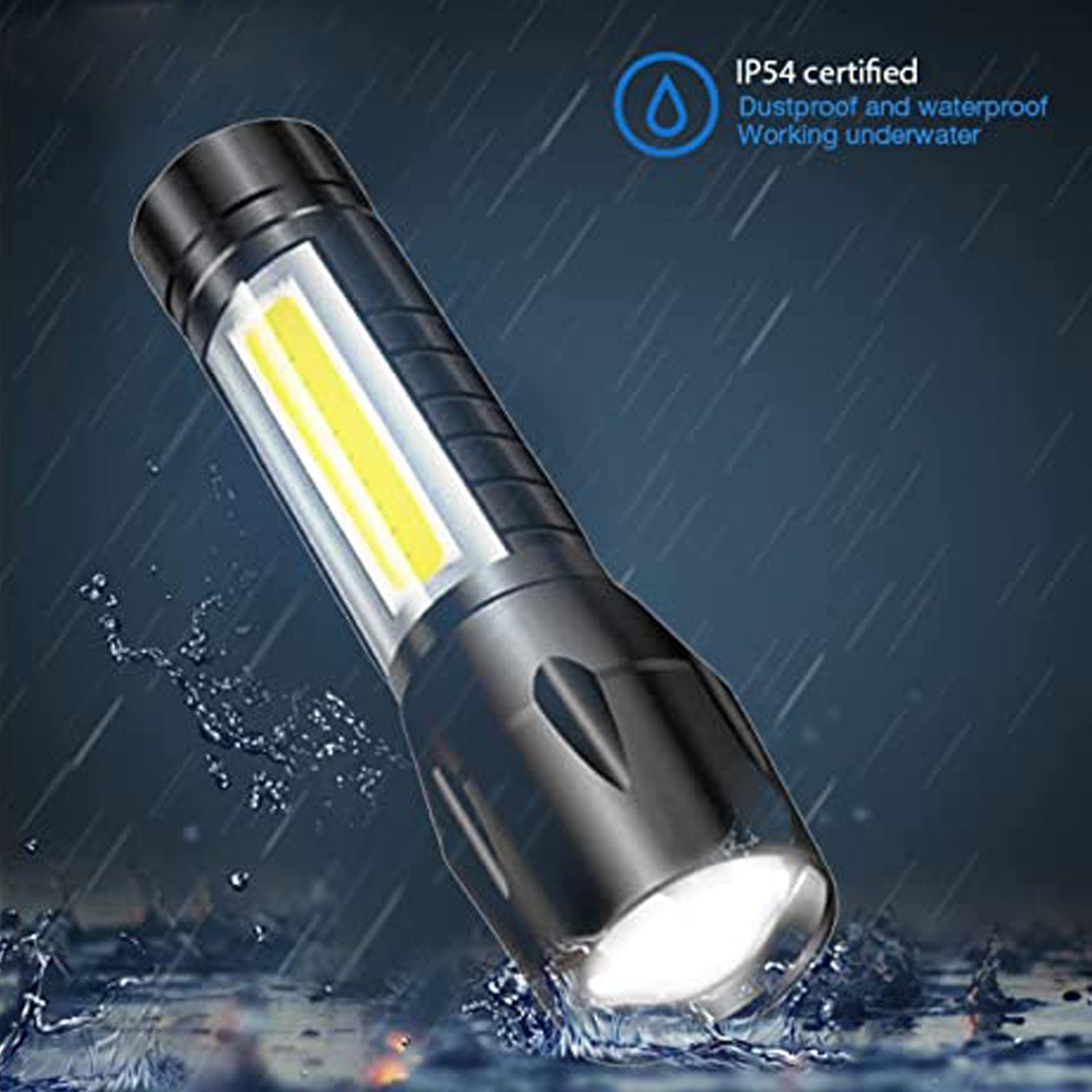 Mini rechargeable flashlight