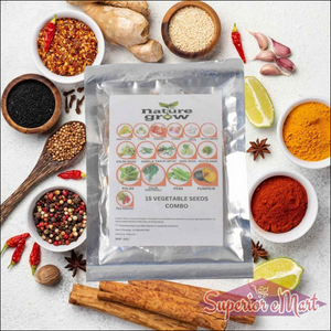 15 Vegetable Varieties Seed Pack - Superior eMart