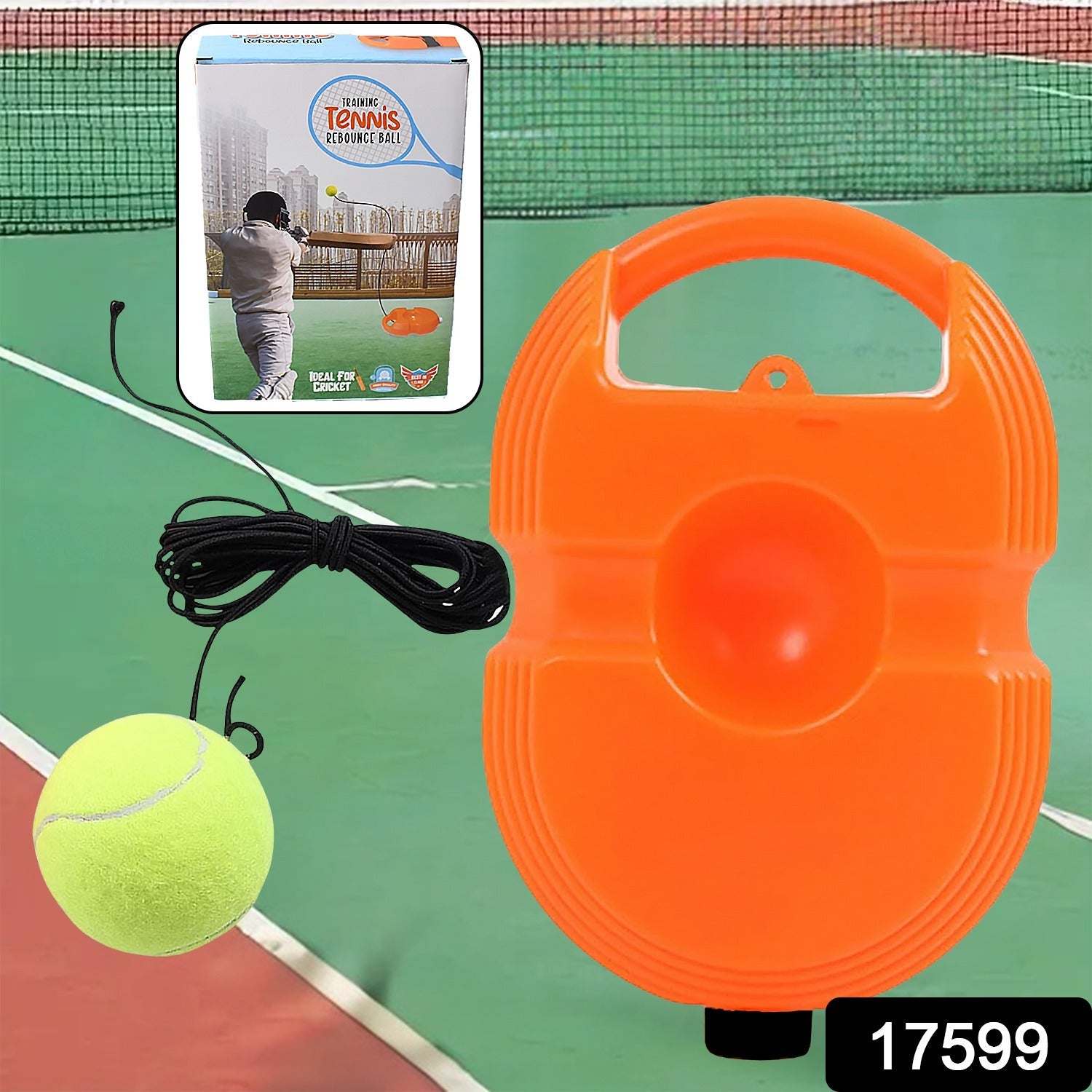 Tennis Trainer Rebound Ball with String, Convenient Tennis Training Gear, Tennis - 17599_tennis_trainer_with_ball_n_string