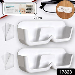 Wall Mount Sunglass Organizer Simple Space Saving Glasses Storage Box Eyewear St - 17823_sunglasses_holder_2pc