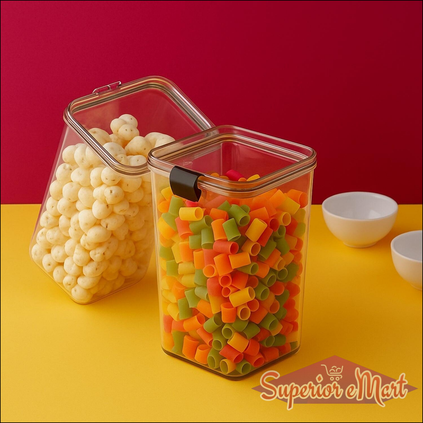 1700 ml Kitchen Storage Container with Lock Lid - Superior eMart