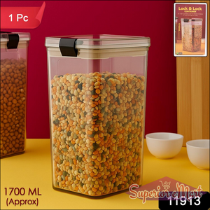 1700 ml Kitchen Storage Container with Lock Lid - Superior eMart