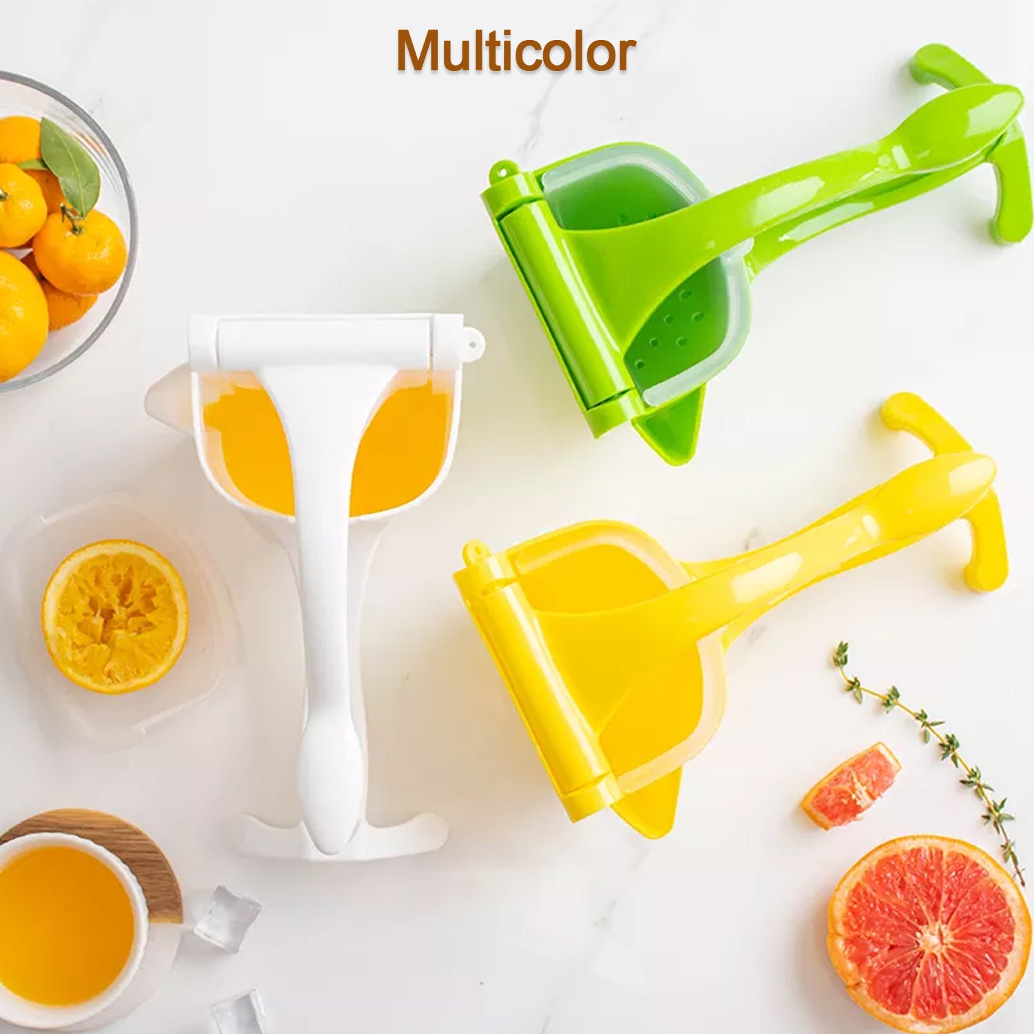 Hand Press Squeezer / Juicers (Multicolour)