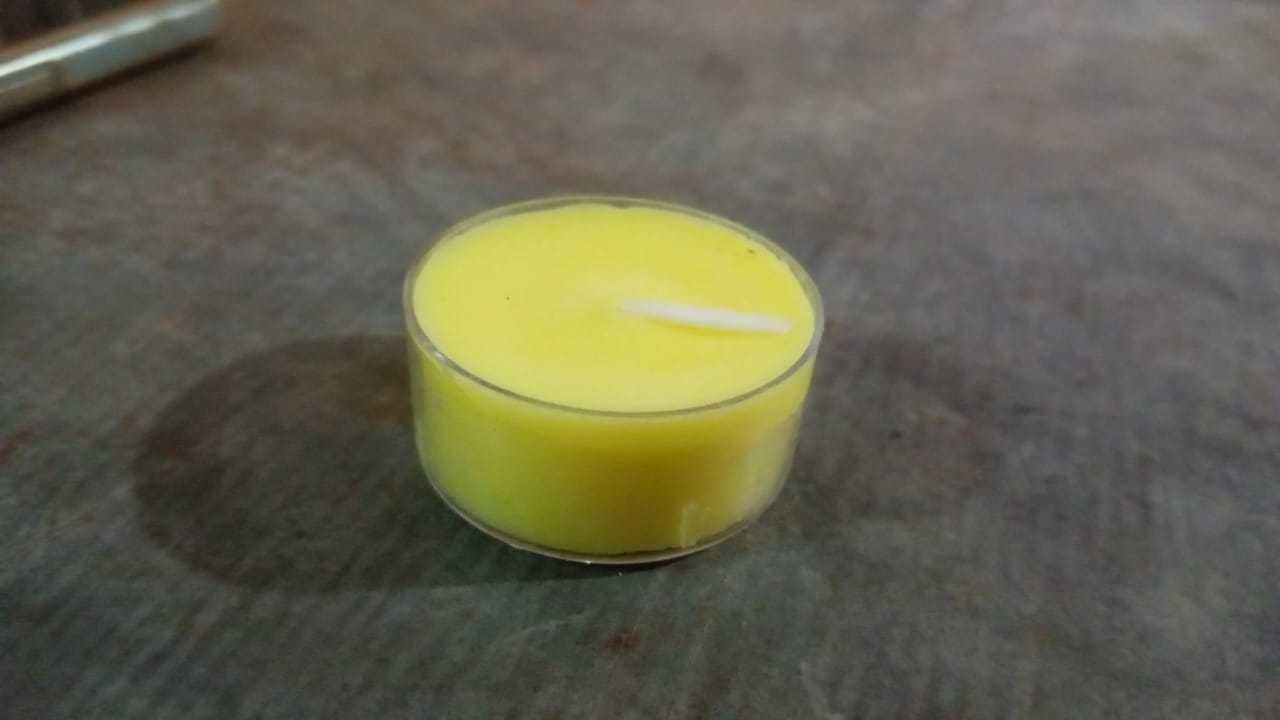 Tealight Diwali Candles for Home Decoration Smokeless Candles for Decorations Lo - 12958_mix_tealight_candle_1pc