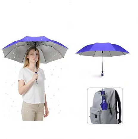 Manual Portable Umbrella for Rain & Sun | Travel Umbrella - Pack of 2