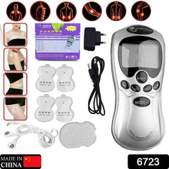 Massager with electrode pads and charger