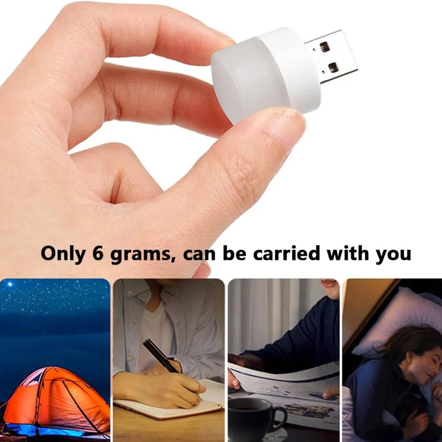 Usb Led Lamp Night Light Mini Portable For Pc And Laptop (5 Pcs  Mix Color) - Superior eMart