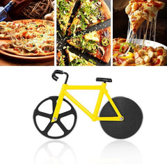 Bicycle Pizza Cutter (1 Pc): Stainless Steel, Unbreakable Handle - 0649_cycle_pizza_cutter