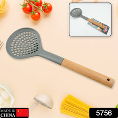 Plastic Kitchen Accessories Skimmer, Spatula Spoon & Soup Spoon Heat Resistant   - 5756_plastic_cooking_skimmer_1pc