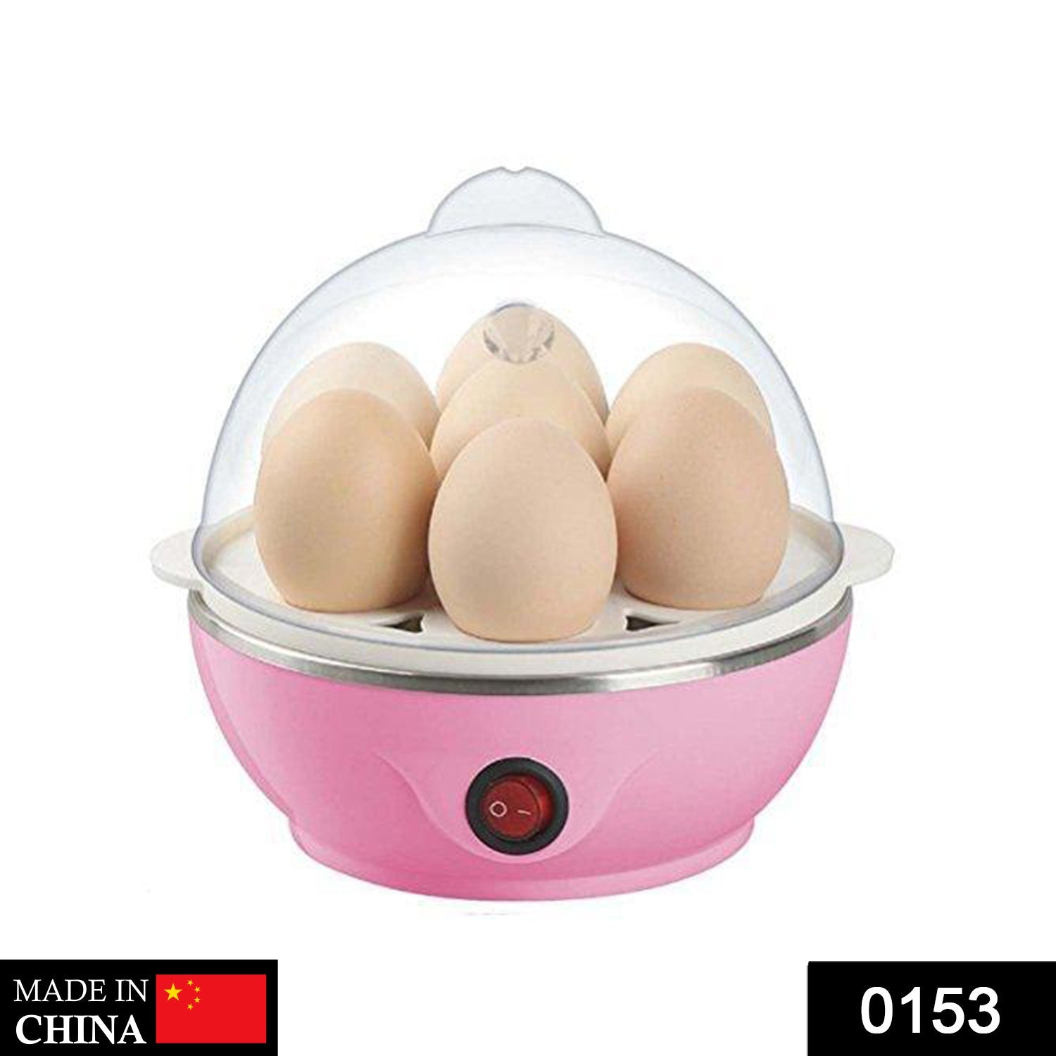 Egg Boiler / Poacher / Cooker / Electric Steamer (1 Layer) - 0153_egg_cooker