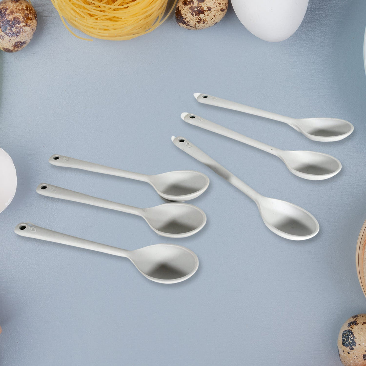 MULTIPURPOSE SILICONE SPOON, SILICONE BASTING SPOON NON-STICK KITCHEN UTENSILS H - 5691_silicone_spoon_6pc_no31