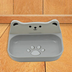 Soap Dish with Drain Soap Holder, Soap Saver Easy Cleaning, Soap Tray for Shower - 8483_wall_cartoon_soap_dish_1pc