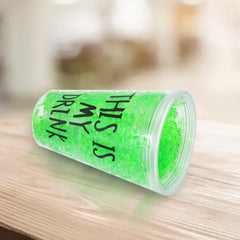 Plastic Drink Cup, Tea Coffee Tumbler with Lid and Straw (1 Pc) - 13164_cute_pla_tumbler_n_straw_1pc