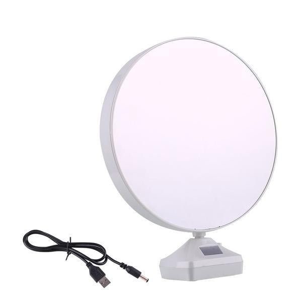 प्लास्टिक 2 इन 1 मिरर फोटो फ्रेम एलईडी लाइट के साथ - 0863_2in1_mirror_light_small