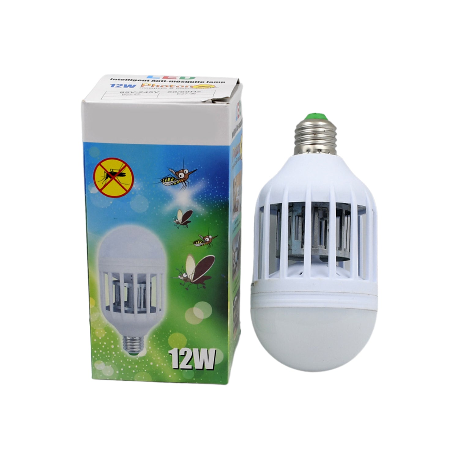 12W Mosquito Killer Lamp E27 Summer Moths Flying Insects Led Zapper Mosquito Kil - 6898_mosquito_killer_lamp_12w