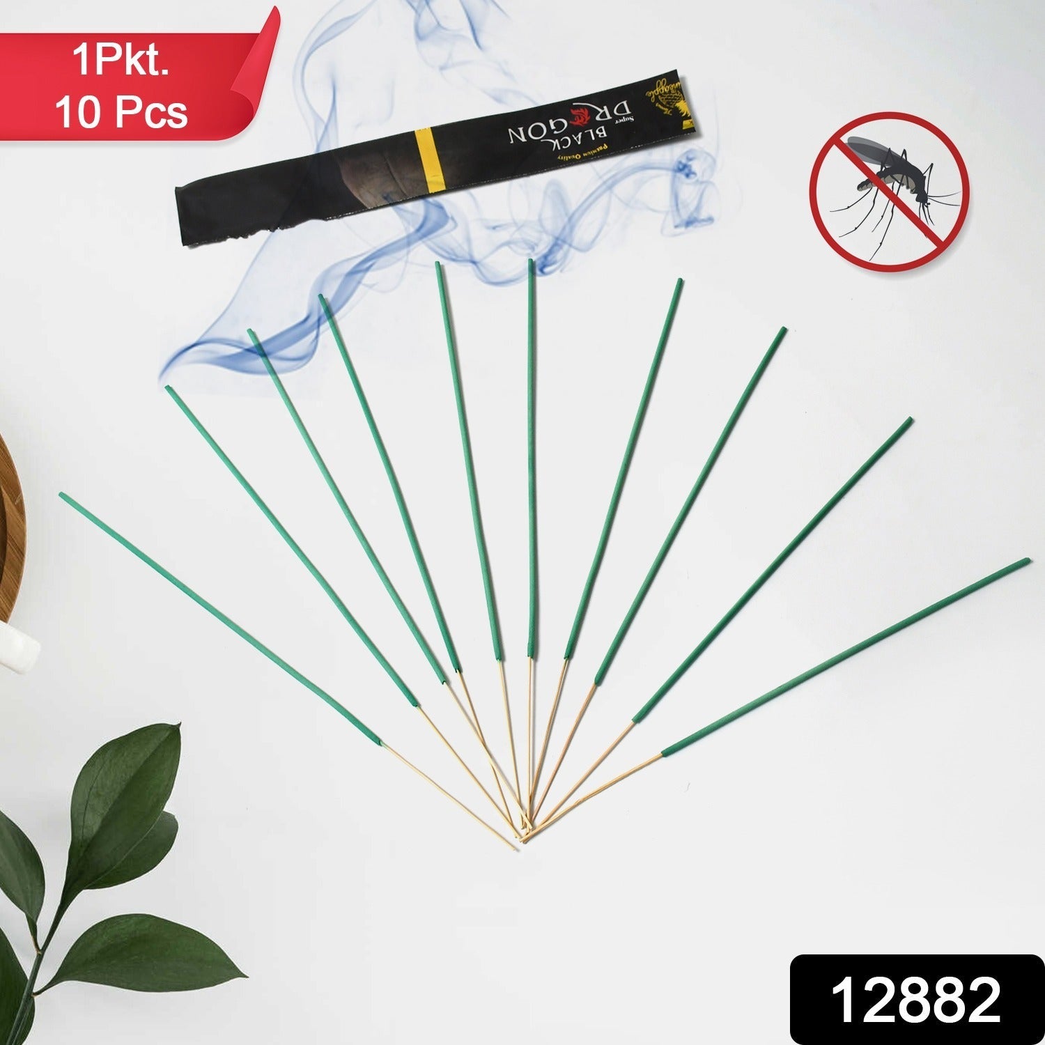 Mosquito Agarbatti Stick Herbal Mosquito Agarbatti  (1 Packet / 10 Sticks) (Ince - 12882_mosquito_incense_sticks_1pkt