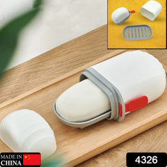 Stylish and Practical Soap Holder for Travel  Soap Box With Secure Seal and Non  - 4326_soap_holder_with_cover