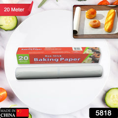 Non-Stick Parchment Paper: Easy Cleanup for Baking, Grilling & More (Microwave & - 5818_20mtr_baking_paper