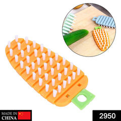 Vegetable Scrubbing Brush, Vegetable Scrubber Nonâ€‘Toxic Fruit Brush Carro - 2950_fruit_and_vegetable_brush