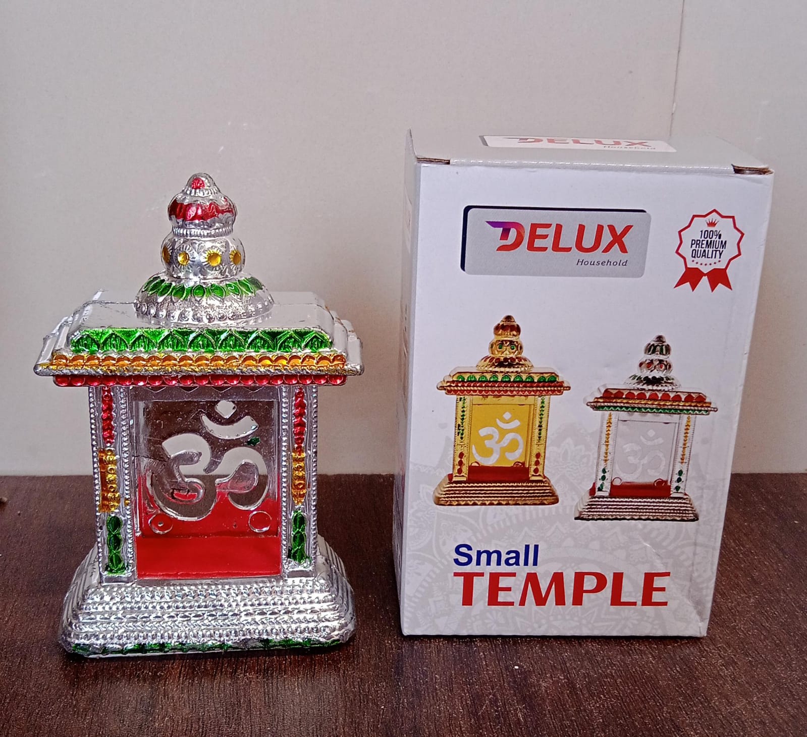 Adhesive Small Om Temple, Car Dashboard Temple (1 Pc) - 18051_adhesive_small_temple_1pc