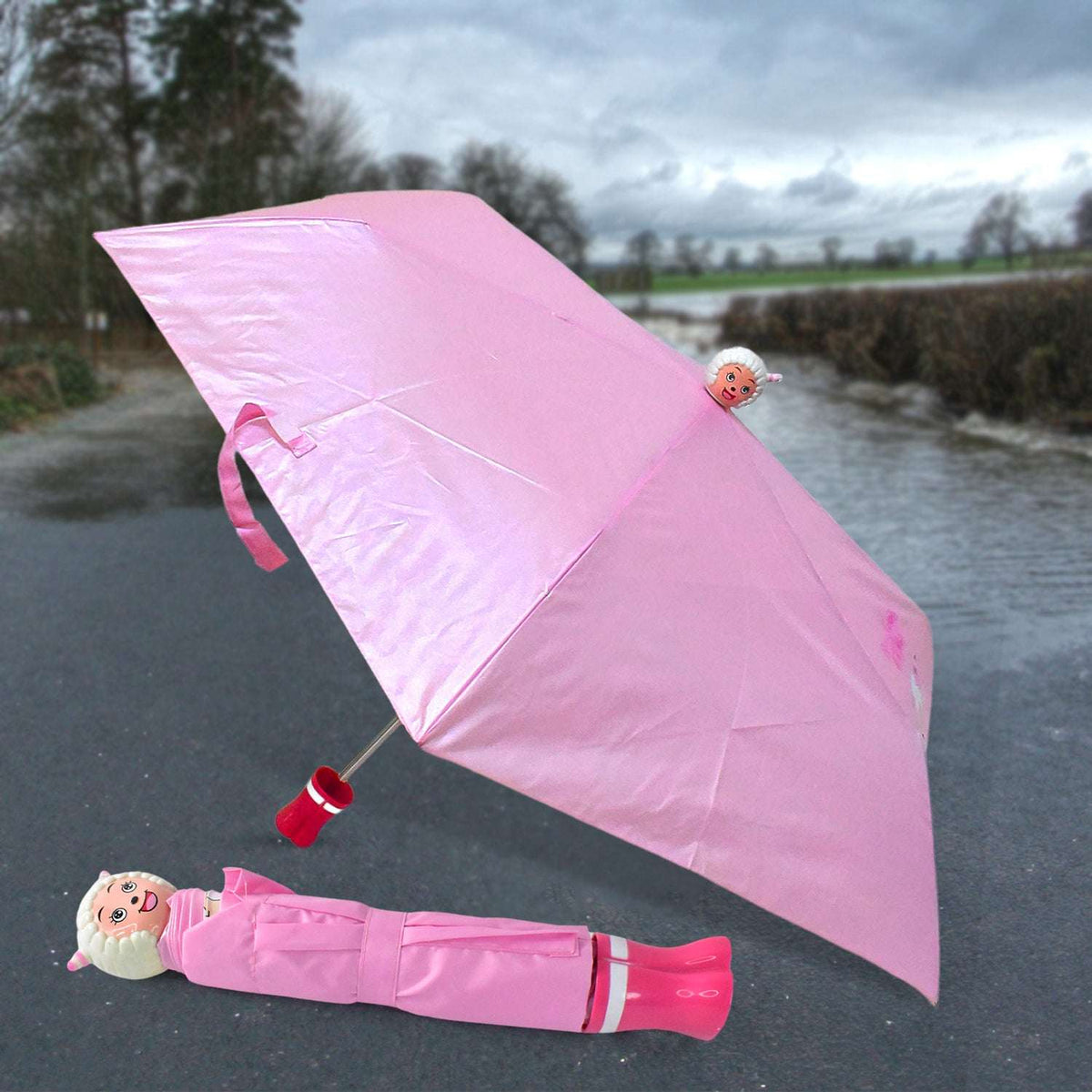 Cartoon Shape Umbrella Summer Sun Protection (1 Pc  Mix Design  Color)