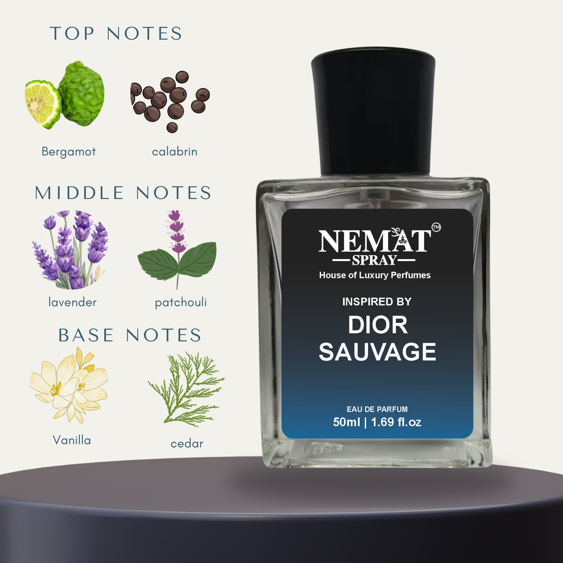 Sauvage Inspired, Eau De Parfum, Luxury Fragrance for Male