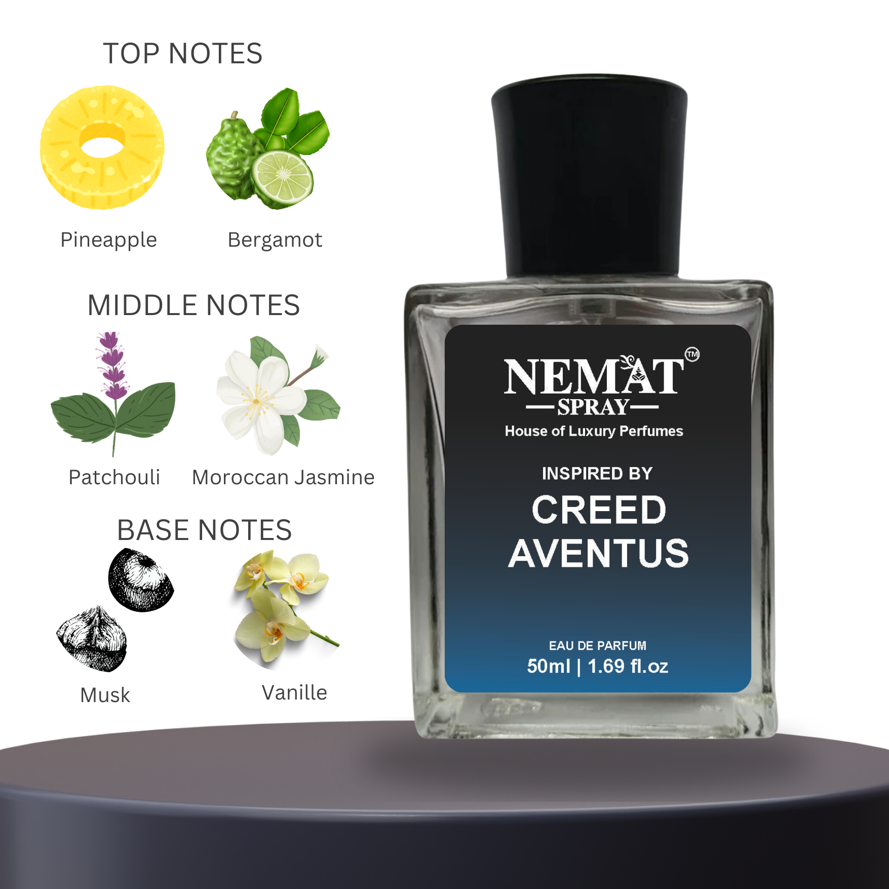 Creed Aventus Inspired, Luxury Fragrance for Male