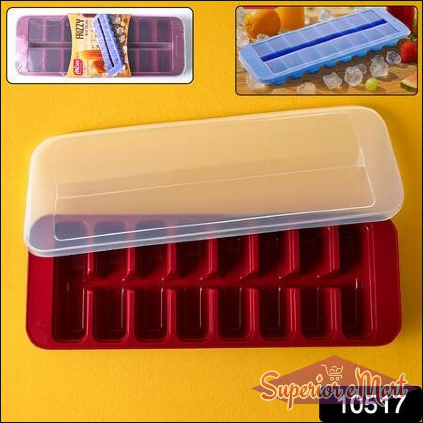 2-in-1 Compartment For Ice Cubes And Storage Box (1 Pc) - Superior eMart