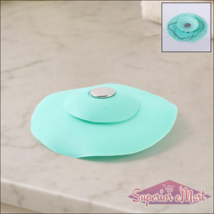 2-in-1 Light Green Silicone Sewer Sink Sealer / Drainer (Multicolour) - Superior eMart