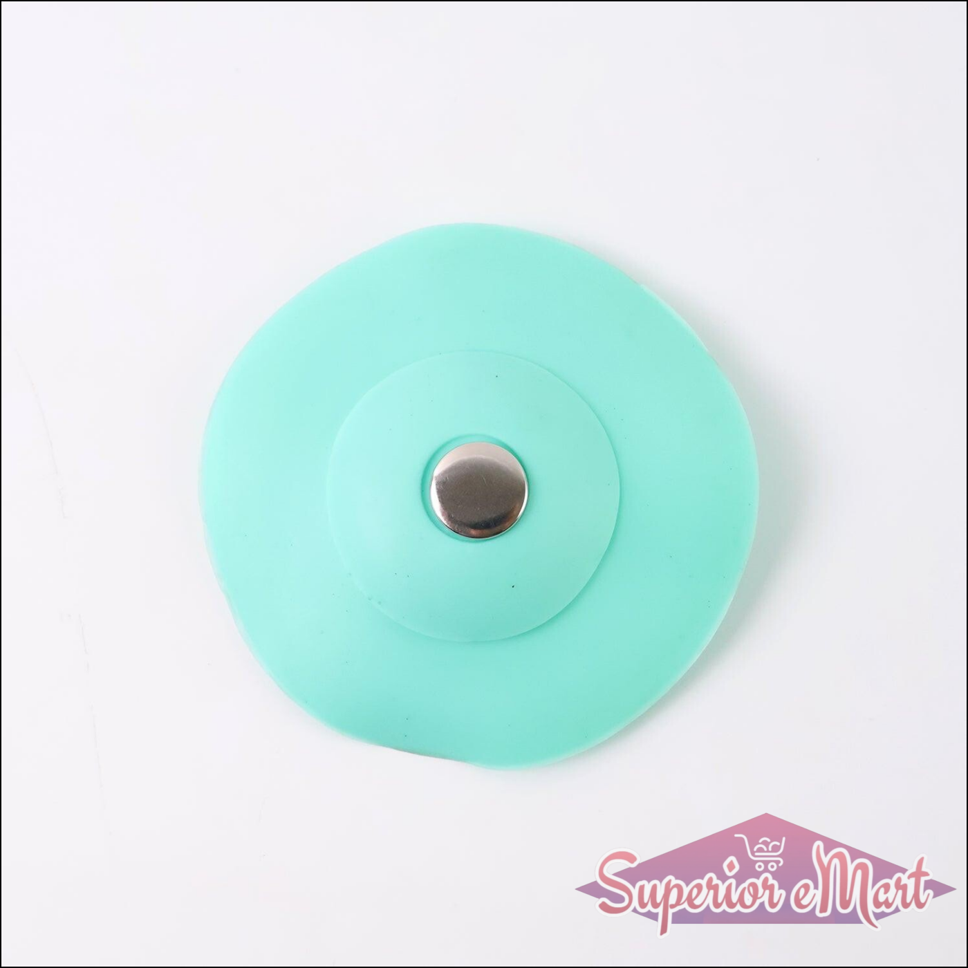 2-in-1 Light Green Silicone Sewer Sink Sealer / Drainer (Multicolour) - Superior eMart