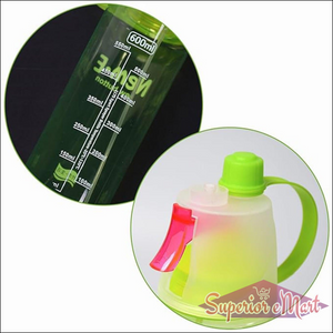 2 in 1 Mist Spray Water Bottle 600ml - Multicolor - Superior eMart