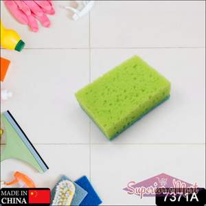 2-in-1 Multi-Purpose Scrub Sponge – Wear Resistant Dish & Furniture Cleaner (1 Pc) - Superior eMart