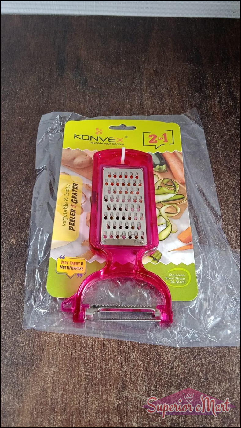 2-in-1 Multifunctional Kitchen Peeler With Grater (1 Pc) - Superior eMart