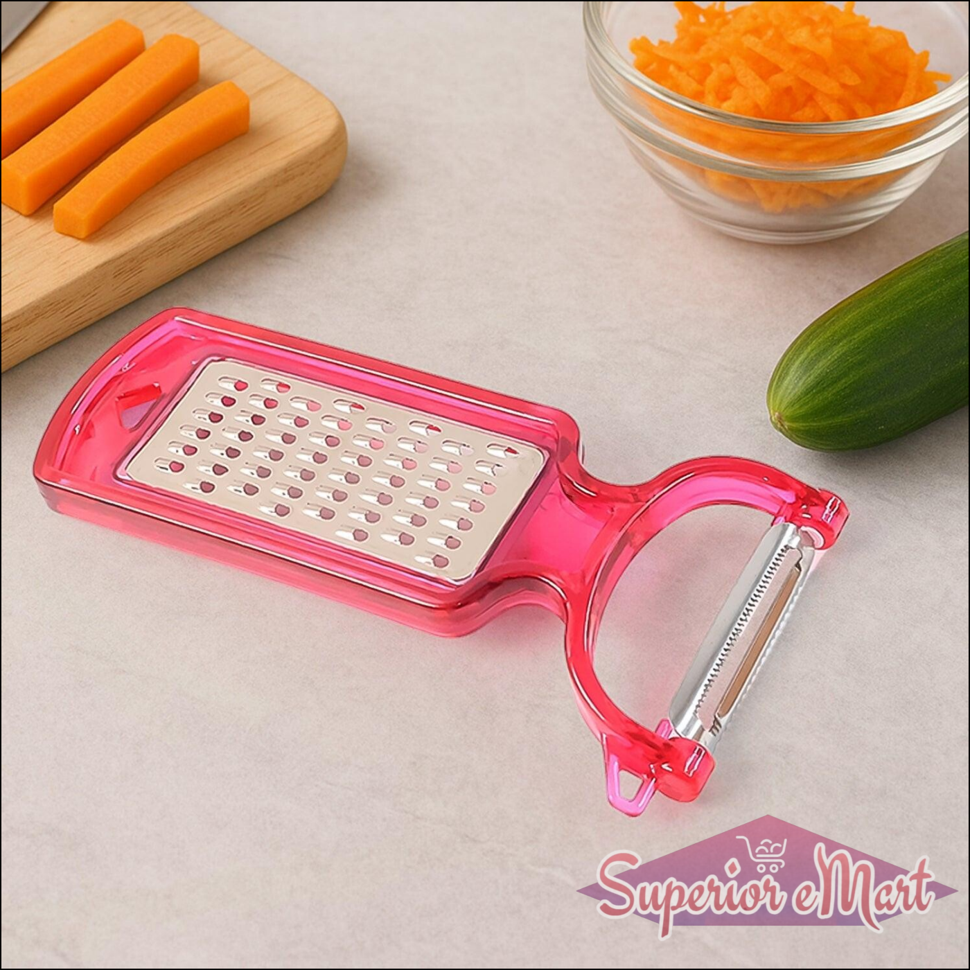 2-in-1 Multifunctional Kitchen Peeler With Grater (1 Pc) - Superior eMart