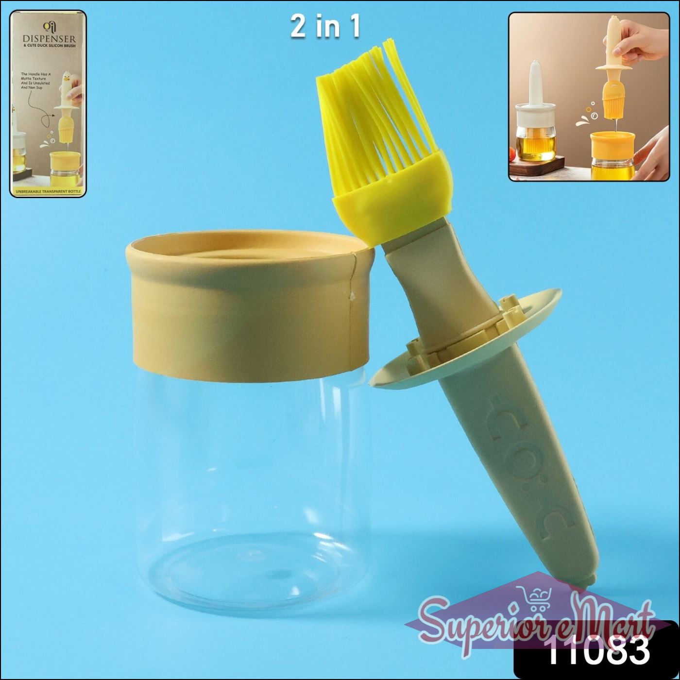 2-in-1 Oil Dispenser Bottle (1 Pc)