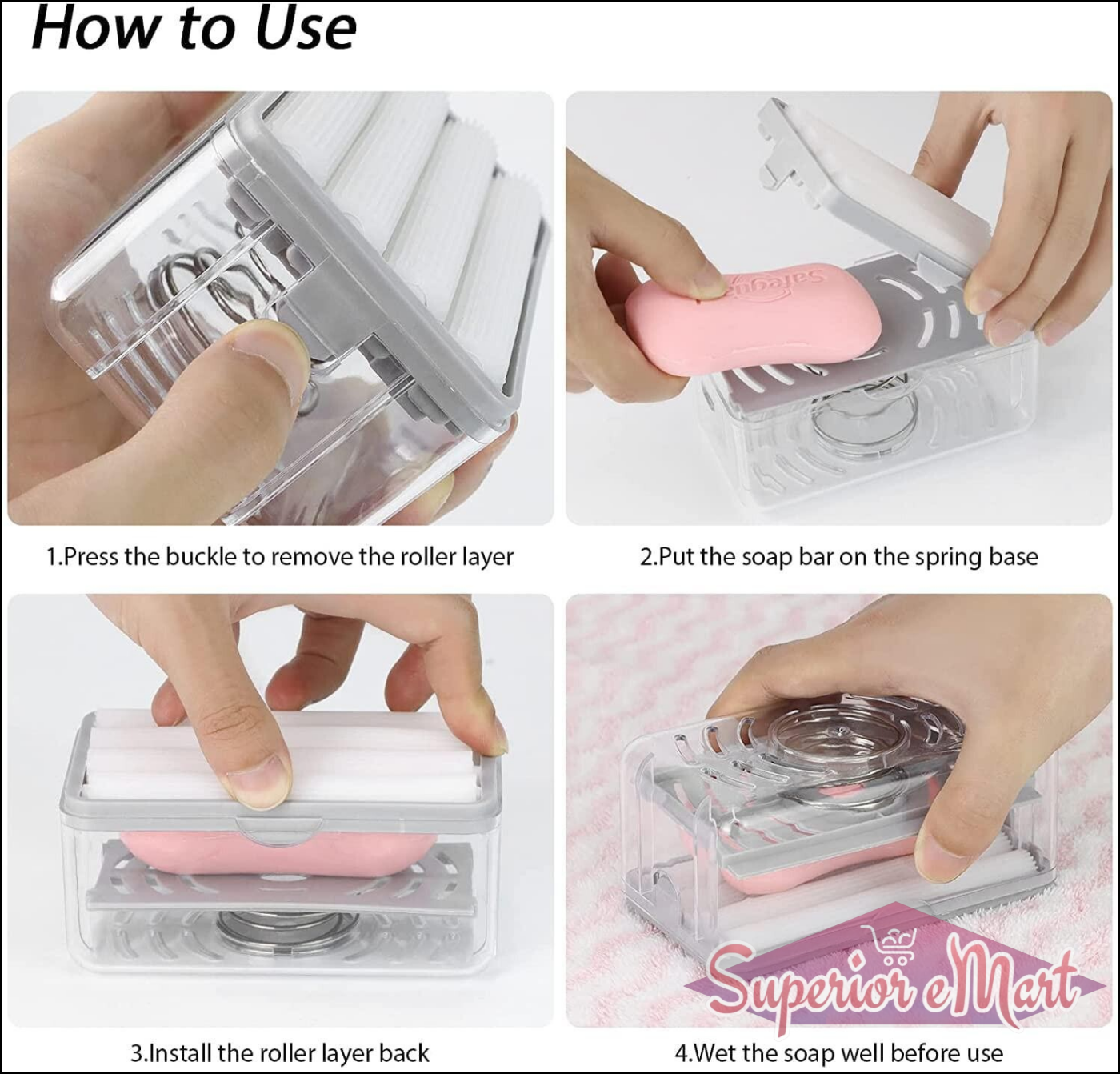 2 In 1 Soap Roller With Case 1 Pc - Superior eMart