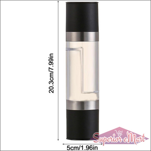 Superior eMart 2-in-1 salt and pepper grinder with a sleek design for easy seasoning in your kitchen