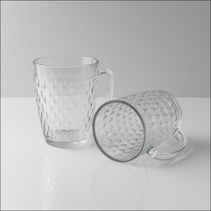 2 Pc Set 400ml Glass Mugs for Mocktails - Superior eMart